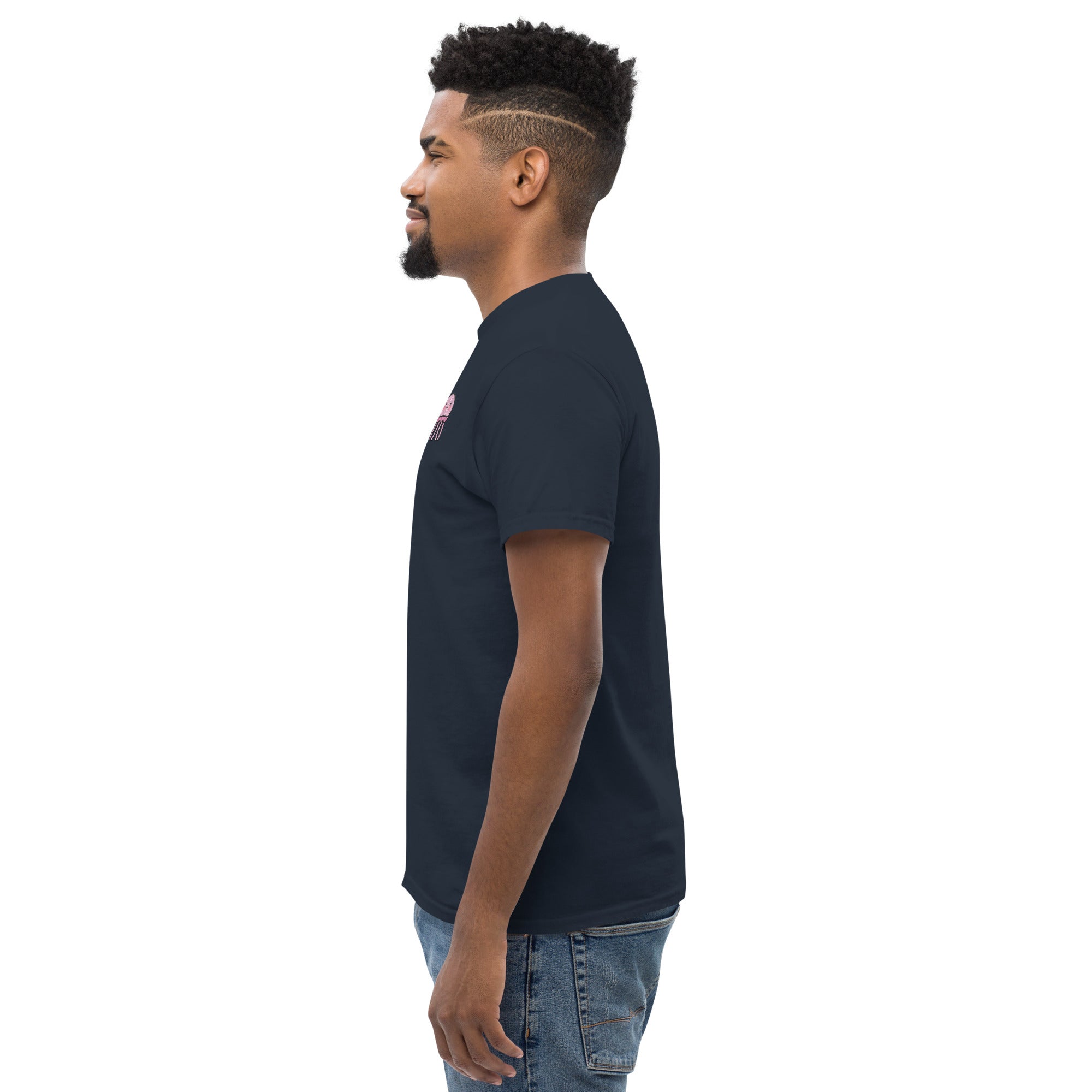 T-Shirt Unisex Ricamata 100% Cotone – Confortevole – Design Medusa Felice-Biiply
