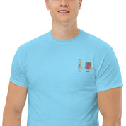 T-Shirt Unisex Ricamata 100% Cotone – Confortevole – Design Metro e Calcolatrice-Biiply