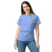 T-Shirt Unisex Ricamata 100% Cotone – Confortevole – Design Mini Pulcino-Biiply