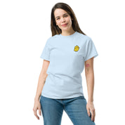 T-Shirt Unisex Ricamata 100% Cotone – Confortevole – Design Mini Pulcino-Biiply