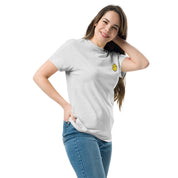 T-Shirt Unisex Ricamata 100% Cotone – Confortevole – Design Mini Pulcino-Biiply