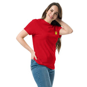 T-Shirt Unisex Ricamata 100% Cotone – Confortevole – Design Mini Pulcino-Biiply