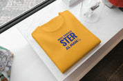 T-Shirt Unisex Ricamata 100% Cotone – Confortevole – Design Moc Fadiga ster al mand-Biiply