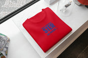 T-Shirt Unisex Ricamata 100% Cotone – Confortevole – Design Moc Fadiga ster al mand-Biiply