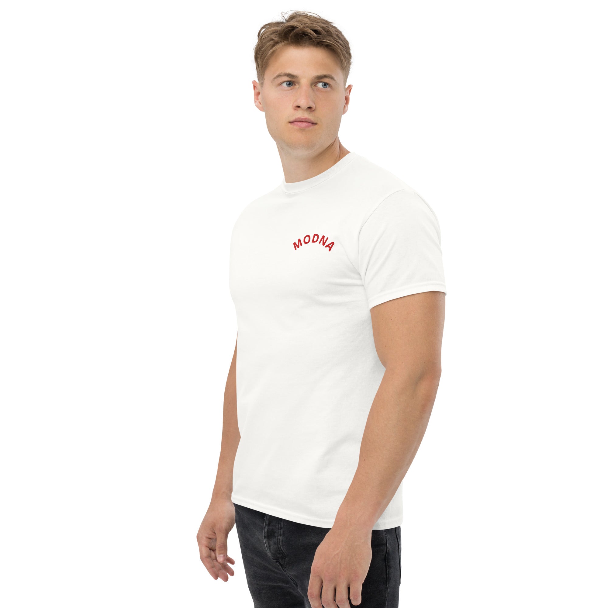 T-Shirt Unisex Ricamata 100% Cotone – Confortevole – Design Modna-Biiply