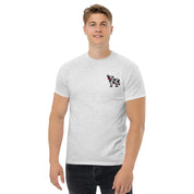 T-Shirt Unisex Ricamata 100% Cotone – Confortevole – Design Mucca-Biiply