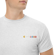 T-Shirt Unisex Ricamata 100% Cotone – Confortevole – Design Pacman-Biiply