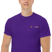 T-Shirt Unisex Ricamata 100% Cotone – Confortevole – Design Pacman-Biiply