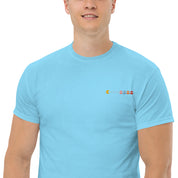 T-Shirt Unisex Ricamata 100% Cotone – Confortevole – Design Pacman-Biiply