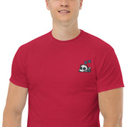 T-Shirt Unisex Ricamata 100% Cotone – Confortevole – Design Panda Dormiglione-Biiply