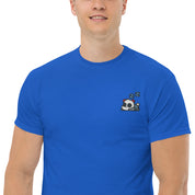 T-Shirt Unisex Ricamata 100% Cotone – Confortevole – Design Panda Dormiglione-Biiply