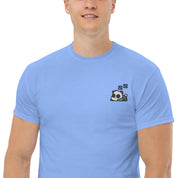 T-Shirt Unisex Ricamata 100% Cotone – Confortevole – Design Panda Dormiglione-Biiply