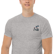 T-Shirt Unisex Ricamata 100% Cotone – Confortevole – Design Panda Dormiglione-Biiply