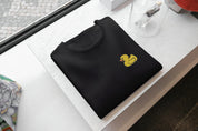 T-Shirt Unisex Ricamata 100% Cotone – Confortevole – Design Paperella-Biiply
