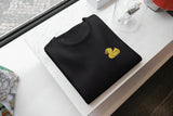 T-Shirt Unisex Ricamata 100% Cotone – Confortevole – Design Paperella