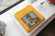 T-Shirt Unisex Ricamata 100% Cotone – Confortevole – Design Personaggio Anime Pirati-Biiply