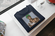 T-Shirt Unisex Ricamata 100% Cotone – Confortevole – Design Personaggio Anime Pirati-Biiply