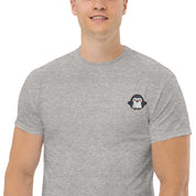 T-Shirt Unisex Ricamata 100% Cotone – Confortevole – Design Pinguino-Biiply