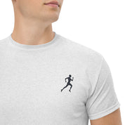 T-Shirt Unisex Ricamata 100% Cotone – Confortevole – Design Running-Biiply