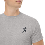 T-Shirt Unisex Ricamata 100% Cotone – Confortevole – Design Running