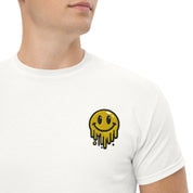 T-Shirt Unisex Ricamata 100% Cotone – Confortevole – Design Runny Smile-Biiply