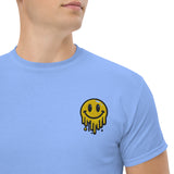 T-Shirt Unisex Ricamata 100% Cotone – Confortevole – Design Runny Smile