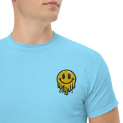 T-Shirt Unisex Ricamata 100% Cotone – Confortevole – Design Runny Smile-Biiply