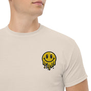 T-Shirt Unisex Ricamata 100% Cotone – Confortevole – Design Runny Smile-Biiply