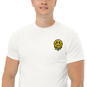 T-Shirt Unisex Ricamata 100% Cotone – Confortevole – Design Runny Smile-Biiply
