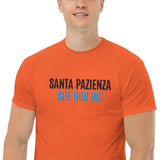 T-Shirt Unisex Ricamata 100% Cotone – Confortevole – Design Santa Pazienza Che non ho!