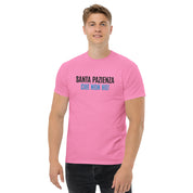 T-Shirt Unisex Ricamata 100% Cotone – Confortevole – Design Santa Pazienza Che non ho!-Biiply