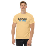 T-Shirt Unisex Ricamata 100% Cotone – Confortevole – Design Santa Pazienza Che non ho!-Biiply