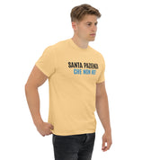 T-Shirt Unisex Ricamata 100% Cotone – Confortevole – Design Santa Pazienza Che non ho!-Biiply