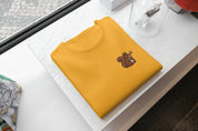 T-Shirt Unisex Ricamata 100% Cotone – Confortevole – Design Scoiattolo con farfalla-Biiply
