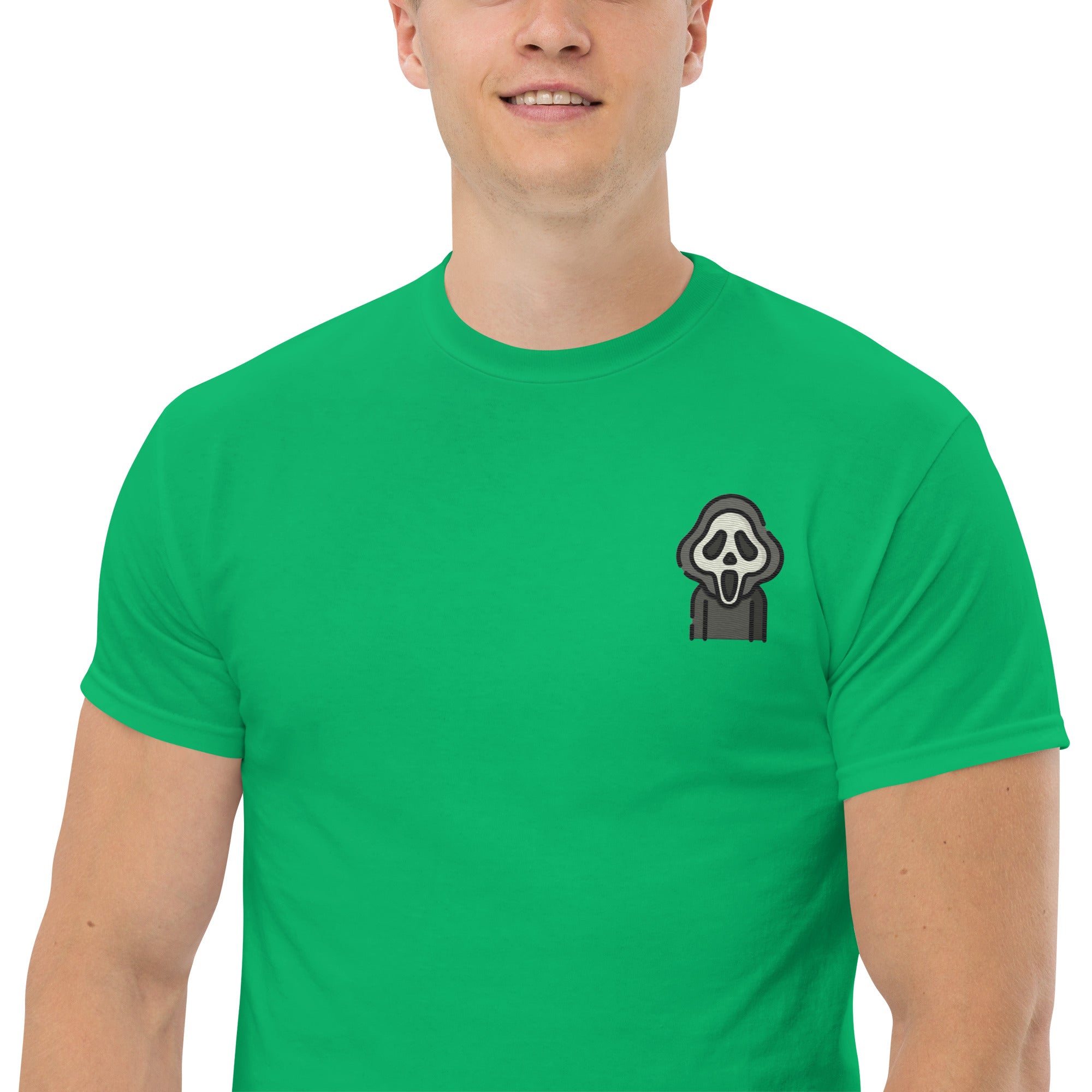T-Shirt Unisex Ricamata 100% Cotone – Confortevole – Design Scream - 43 - Biiply - Inizia Il tuo progetto