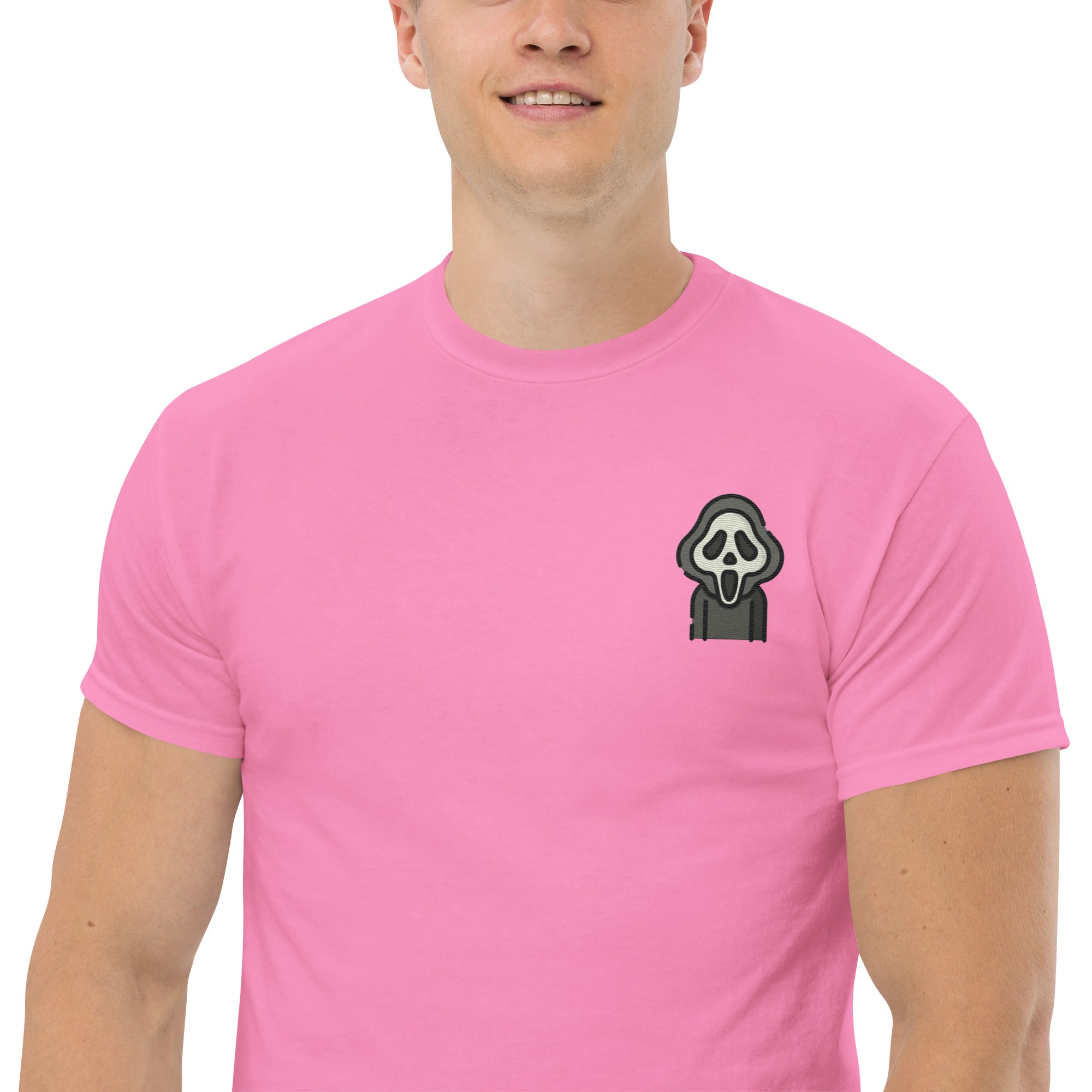 T-Shirt Unisex Ricamata 100% Cotone – Confortevole – Design Scream - 50 - Biiply - Inizia Il tuo progetto