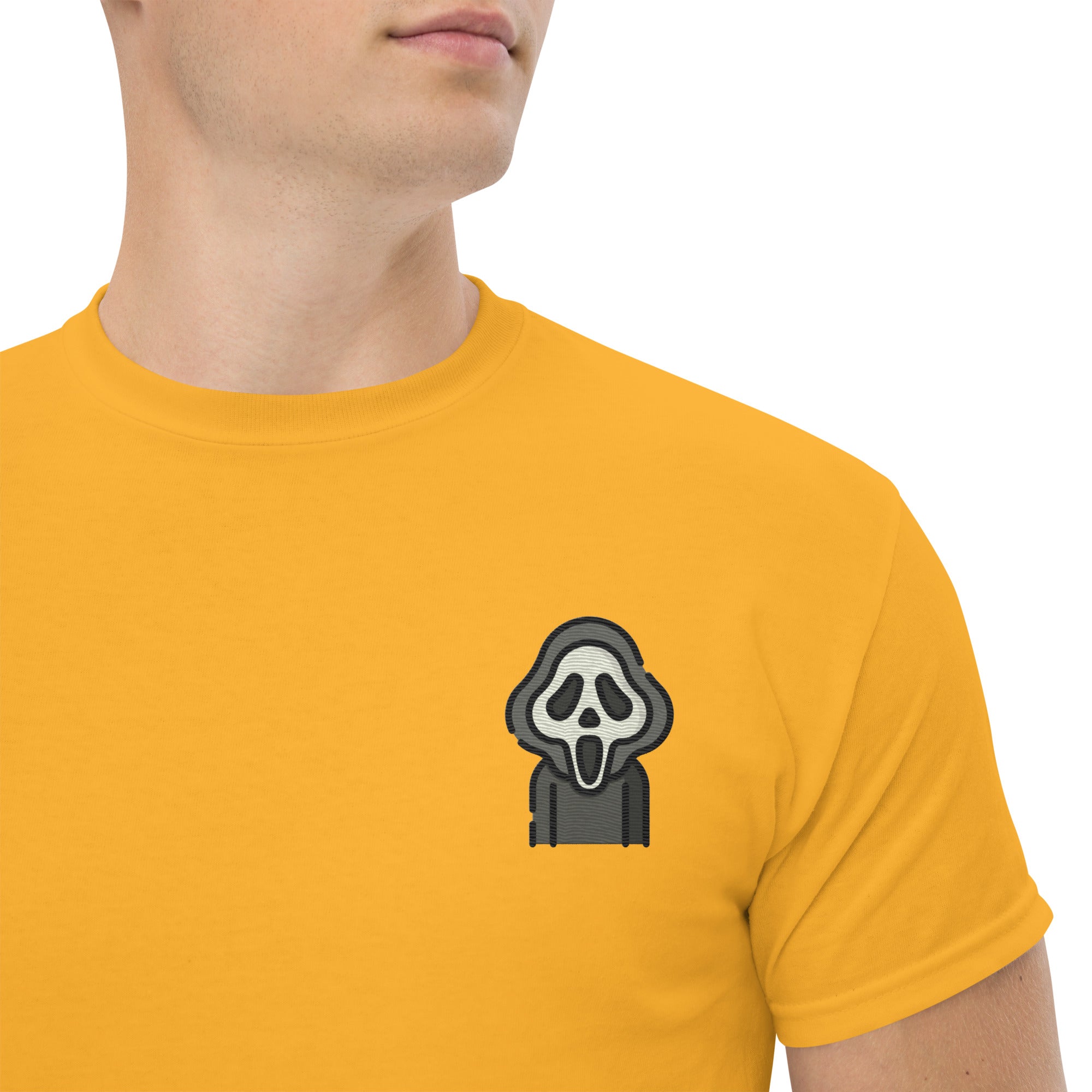 T-Shirt Unisex Ricamata 100% Cotone – Confortevole – Design Scream - 67 - Biiply - Inizia Il tuo progetto