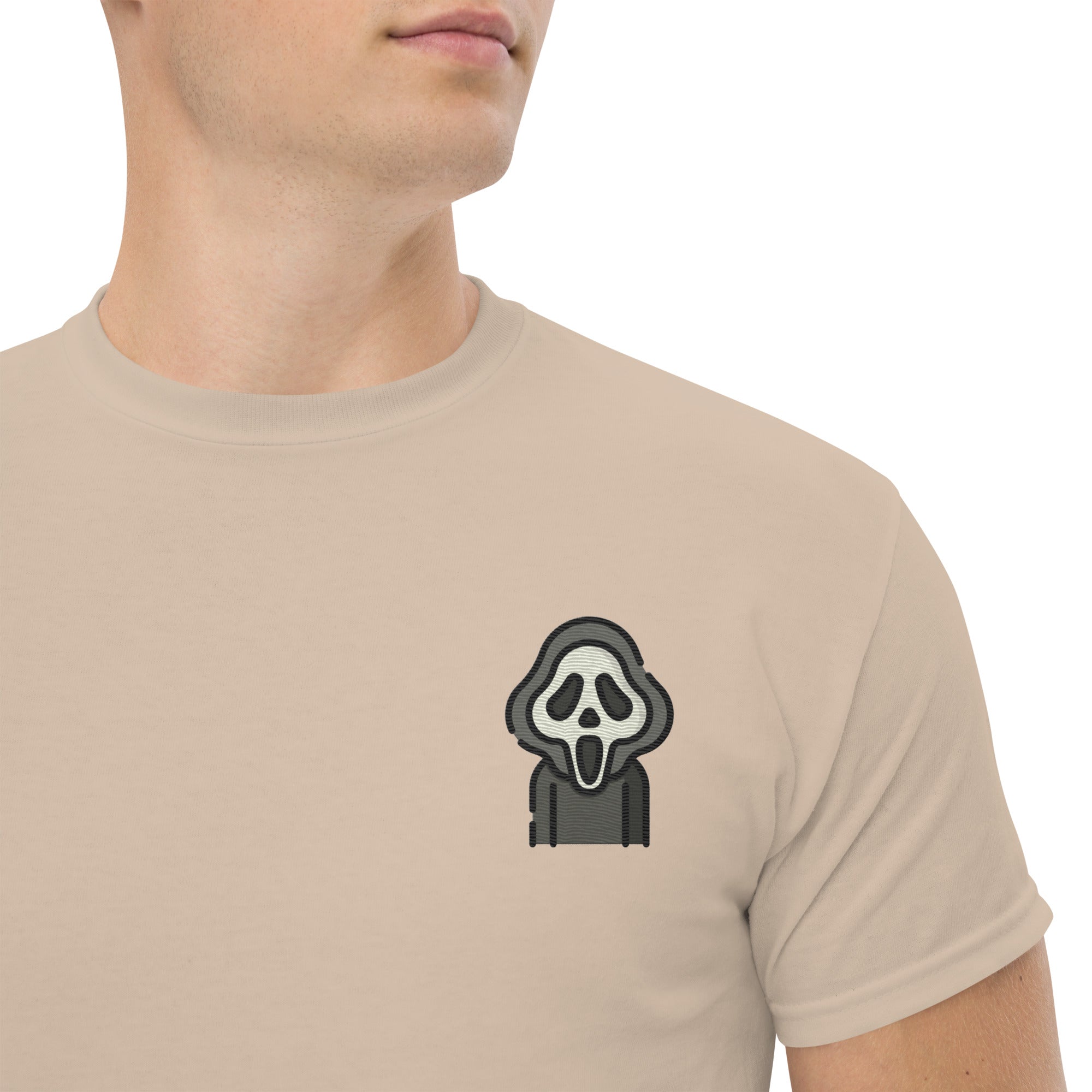 T-Shirt Unisex Ricamata 100% Cotone – Confortevole – Design Scream - 83 - Biiply - Inizia Il tuo progetto