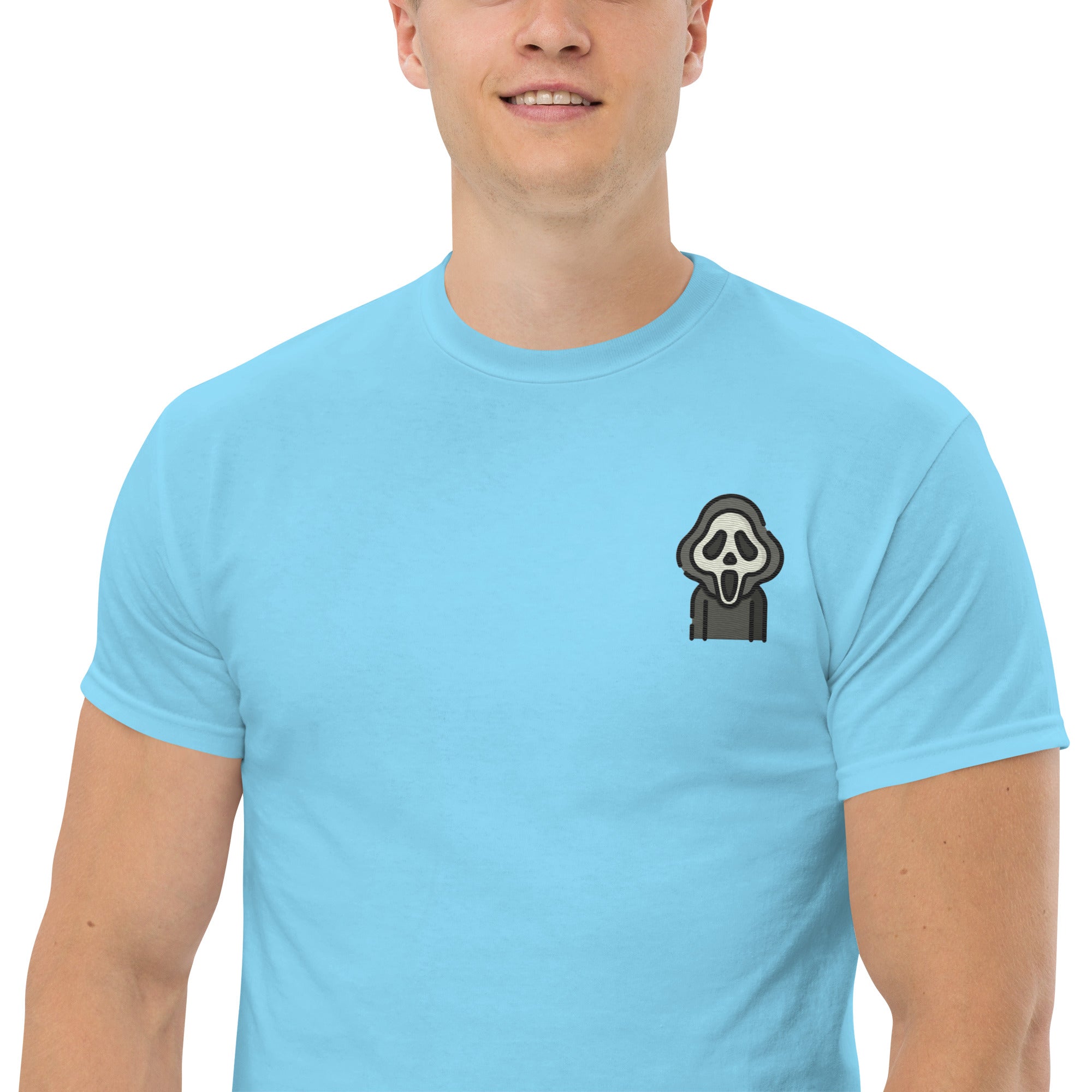 T-Shirt Unisex Ricamata 100% Cotone – Confortevole – Design Scream - 90 - Biiply - Inizia Il tuo progetto