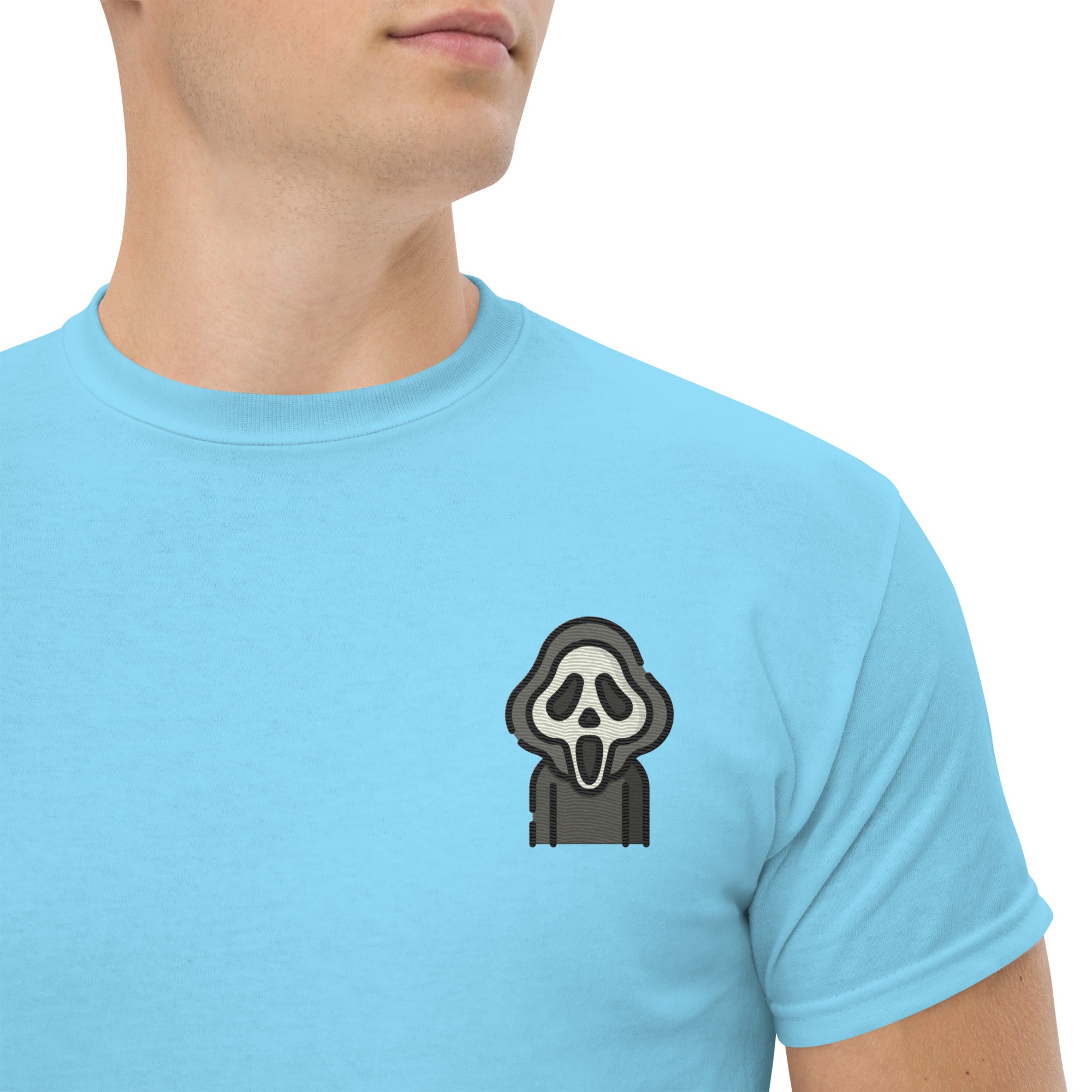 T-Shirt Unisex Ricamata 100% Cotone – Confortevole – Design Scream - 91 - Biiply - Inizia Il tuo progetto