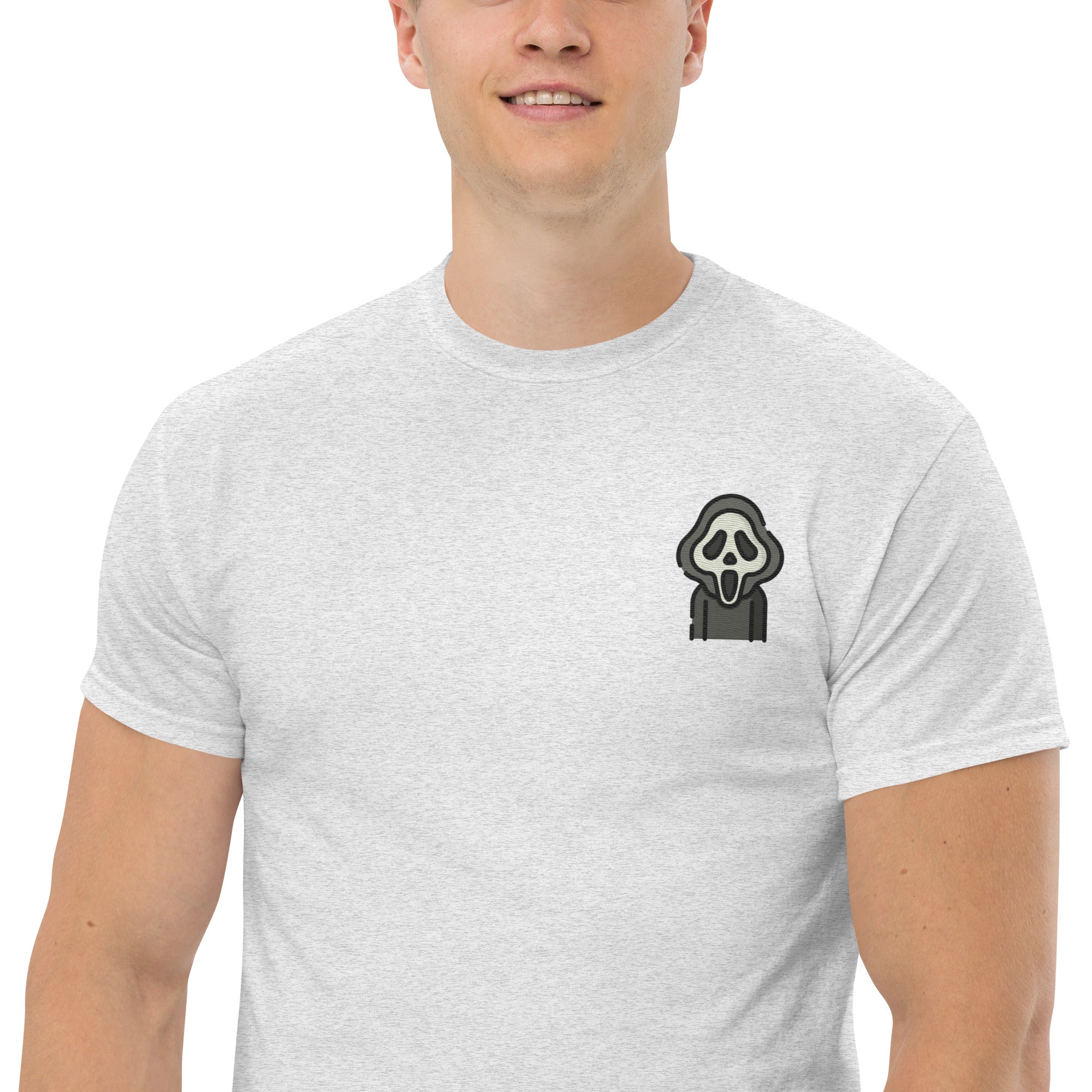 T-Shirt Unisex Ricamata 100% Cotone – Confortevole – Design Scream - 98 - Biiply - Inizia Il tuo progetto
