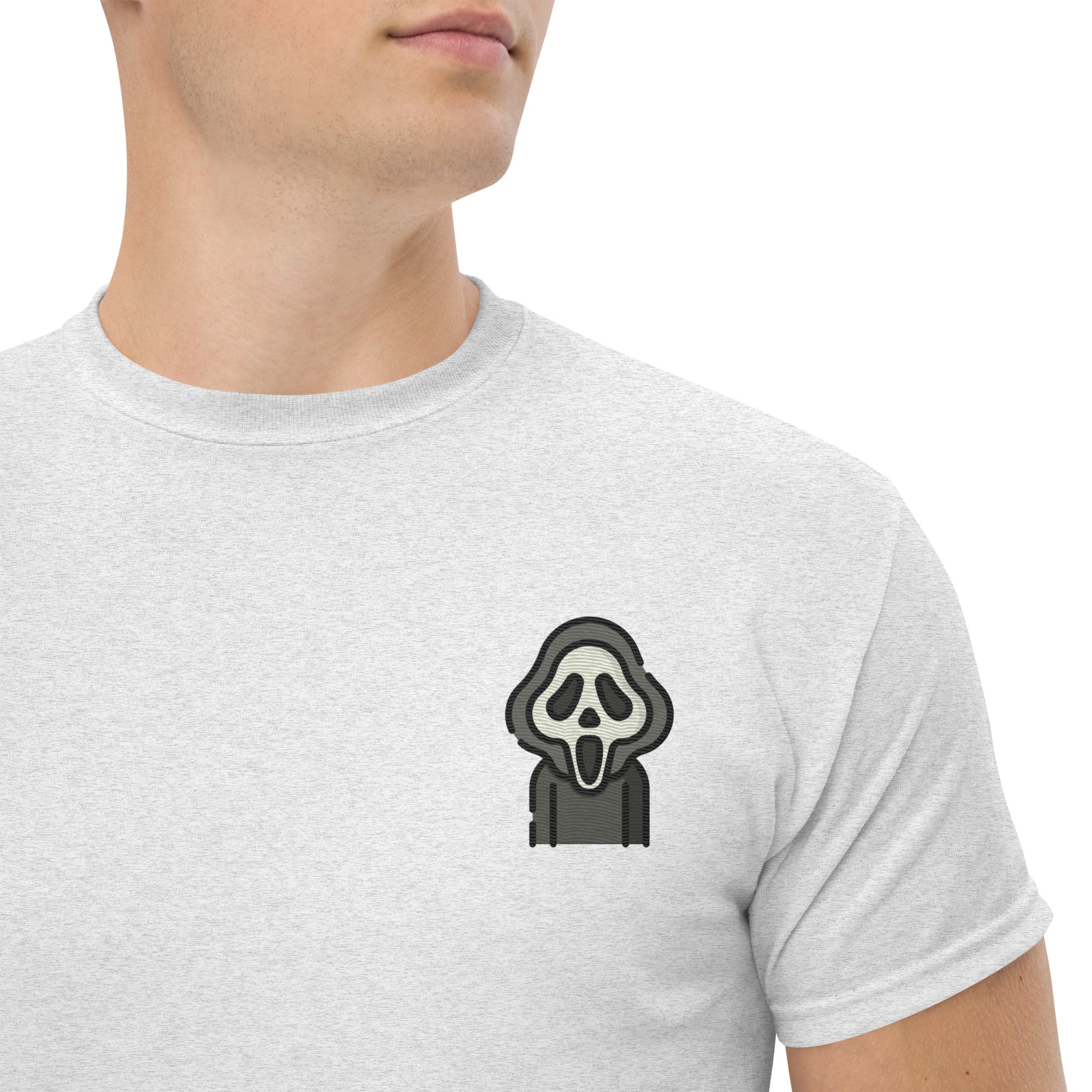 T-Shirt Unisex Ricamata 100% Cotone – Confortevole – Design Scream - 99 - Biiply - Inizia Il tuo progetto