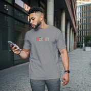 Unisex Embroidered T-Shirt 100% Cotton - Comfortable - Mickey Lettering Design