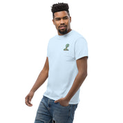 T-Shirt Unisex Ricamata 100% Cotone – Confortevole – Design Serpentino-Biiply