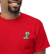 T-Shirt Unisex Ricamata 100% Cotone – Confortevole – Design Serpentino-Biiply
