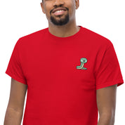 T-Shirt Unisex Ricamata 100% Cotone – Confortevole – Design Serpentino-Biiply