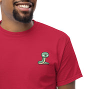 T-Shirt Unisex Ricamata 100% Cotone – Confortevole – Design Serpentino-Biiply