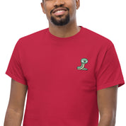 T-Shirt Unisex Ricamata 100% Cotone – Confortevole – Design Serpentino-Biiply