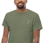 T-Shirt Unisex Ricamata 100% Cotone – Confortevole – Design Serpentino-Biiply