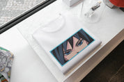 T-Shirt Unisex Ricamata 100% Cotone – Confortevole – Design Sguardo Personaggio anime Giyu Tomioka-Biiply